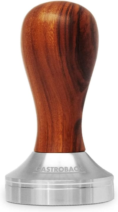 Espresso Tamper 51 mm - Professionele Roestvrijstalen Stamper met Houten Handvat voor Perfecte Koffie