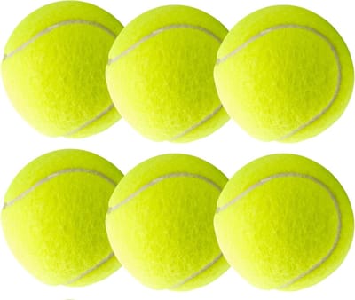 Tennis Ballen Set - Trainingsballen Competitieballen - Sporten Spelletjes - Inclusief Draagtas - 6.5 cm Diameter - Geel