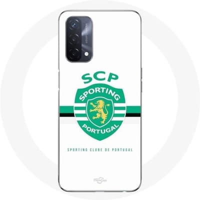 Oppo A93 5G hoesje scp sportieve portugal witte achtergrond