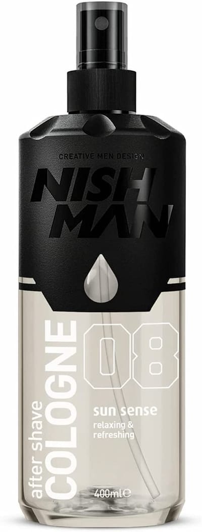 Nishman Sun Sense Aftershave Cologne 400 ml - Verfrissende Barber Cologne