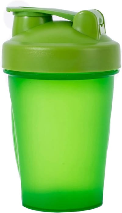 Proteïne Shaker Fles 400ml met Mixer Ball Lekbestendig Veilig Drinken Flip Cap 14oz Shake Cup Waterfles voor Poederblender Gym Sportsupplement Fitness Workout