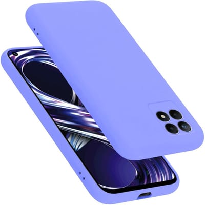 Cadorabo Hoesje geschikt voor Realme 8i / Narzo 50 4G in LIQUID LICHT PAARS - Beschermhoes gemaakt van flexibel TPU silicone Case Cover