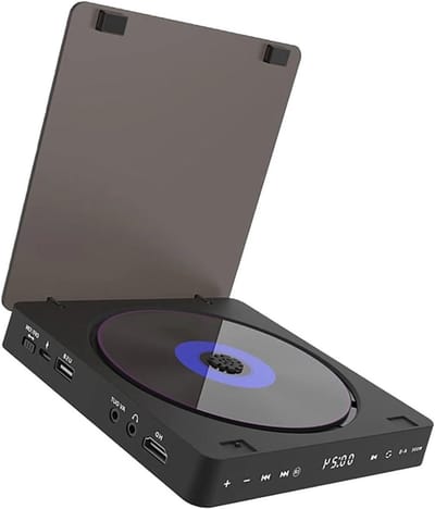 Dvd Speler - Cd Speler Home Cinema - Films Kijken - Aanraakscherm - 151x151x28.5mm - Zwart