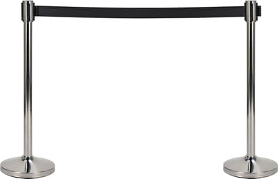 2x Afzetpaal Avalon Brushed Stainless Steel