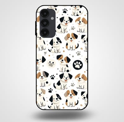 Smartphonica Telefoonhoesje voor Samsung Galaxy A34 5G met honden opdruk - TPU backcover case honden design geschikt voor Samsung Galaxy A34 5G