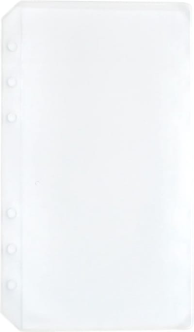 30 Stuks Budgetbinders met 6 Gaten, Transparante en Waterdichte PVC Tassen voor A6 Mappen, Ideaal voor Documenten, Notities en Foto's, Afmetingen 18 x 10 cm