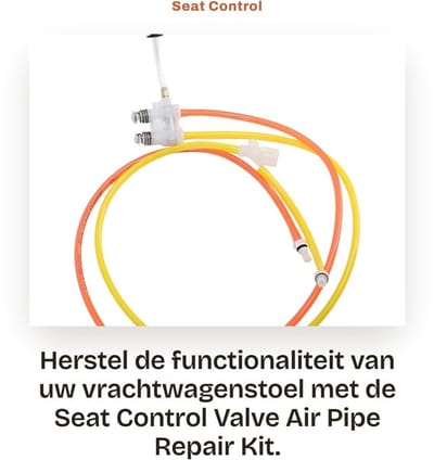Dailygoods- Reparatieset Truck Stoel - Vervangingsset voor Benz Truck - Airleiding - Schokbestendig - Duurzaam ABS/PVC - Eenvoudige installatie - Zitplaats Reparatieset