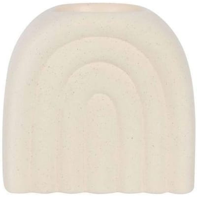 Oliebrander en wasverwarmer minimalistische speckle arch - wit
