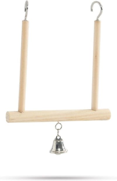 Beeztees Houten schommel - met bel
