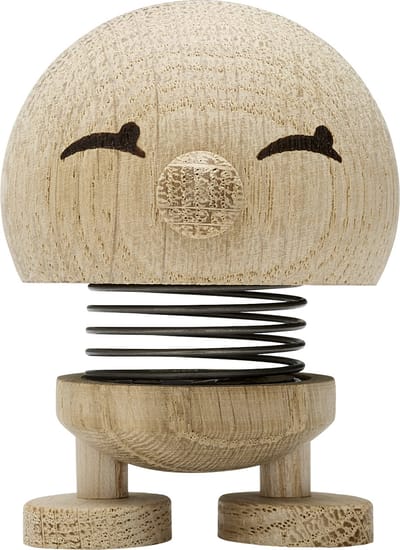 Hoptimist Bimble Beeldje - S - Ruw eikenhout - Houten Beeldjes Decoratie voor Woonkamer, Kamer en Kantoor - Cadeau Idee voor Mannen, Vrouwen en Kinderen