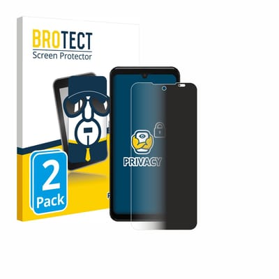 BROTECT - privacy screenprotector voor Sunmi L3 - Folie Beschermfolie Blauwlichtfilter 2 Stuks