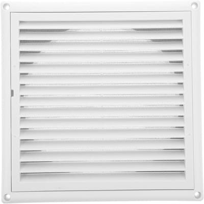 Ventilatierooster - Plafond rooster - Buitenlucht weren - Duurzaam kunststof - 24.5 cm - Wit