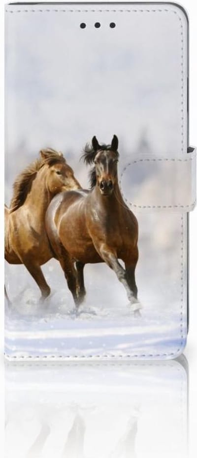 Apple iPhone Xs Max Telefoonhoesje met Pasjes Paarden