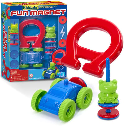 4M Wetenschap En Spel - Spelen Met Magneten - KidzLabs - 5 Jaar