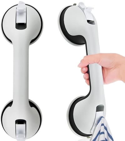 Dailygoods- Handgreep Antislip - Douchegreep met Zuignap - Draagbare Badkuipgreep - Wandbeugel - Handgrepen voor Senioren - Tot 100 kg Belastbaar