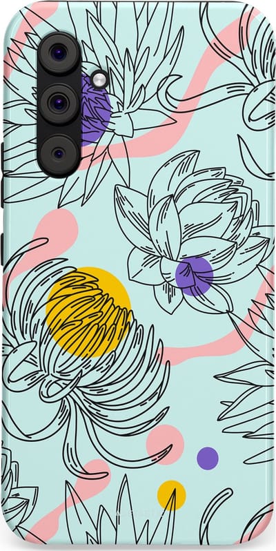 Casetastic Hoesje Geschikt voor Samsung A54 (5G) - Stijlvolle Beschermende Duo-layer Case - Wildschets