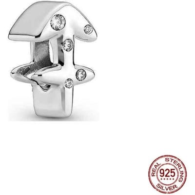Nieuwe 925 Sterling Zilveren Retro Constellation Serie Kralen Weegschaal Kreeft Kralen Passen Originele Pandora Armband Diy Exquise Sieraden lichtgele kleur