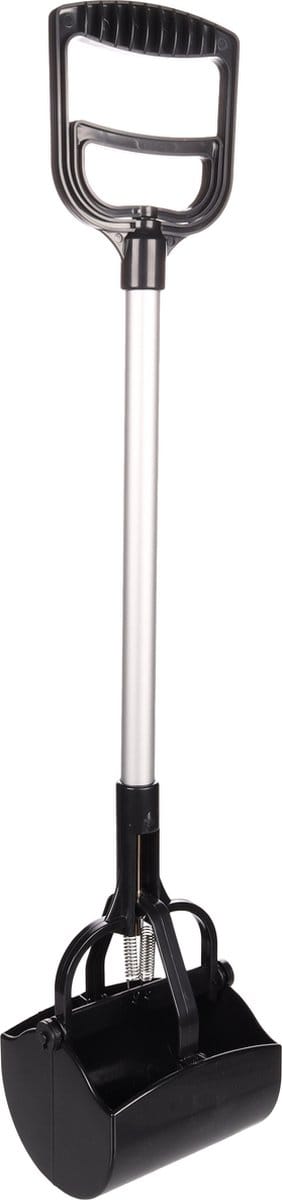 Flamingo Poepschep "Piper" – Grijs/Zwart – 70,5 cm Hoog – Hygiënische Afvalschep voor Honden