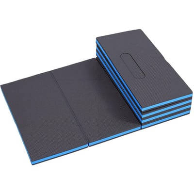 Opvouwbare EVA Mat Verdikt Schuimkussen Knielkussen Draagbare Monteur Mat met Handvat voor Werkplaats Tuin Gazon Tuin black