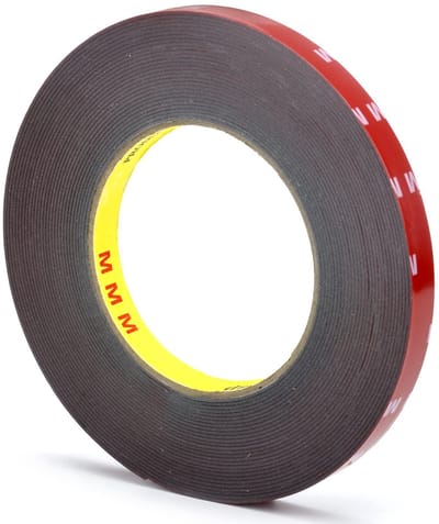 Dailygoods - Dubbelzijdige Montage Tape - Extra Sterk en Waterproof - 10m x 12mm - Ideaal voor Auto en Wanddecoratie - Perfect voor LED Strips en Meer