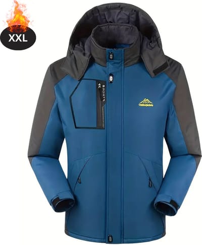 Livano Skipak - SkiBroek - Skijas - Ski Suit - Wintersport - Heren - Winter - Warm Fleece - Marineblauw - Maat XXL