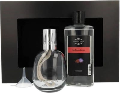 Scentchips Cadeauset Geurlamp Saffron Rose
