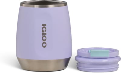 IGLOO - Flip ‘n’ Sip - Wijnbeker - lila - 0,295L - Thermosfles