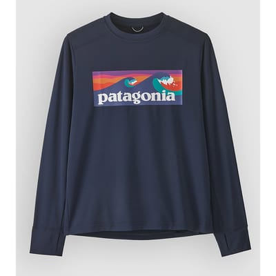 Patagonia Cap Sw Kids Longsleeve T-Shirt blauw