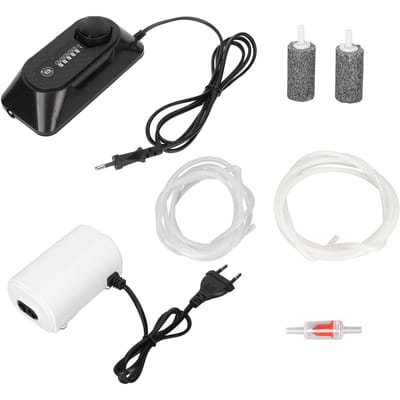 Générateur d'ozone pour aquarium, machine à ozone ABS pour purifier l'eau, éliminer les algues et la décoloration black