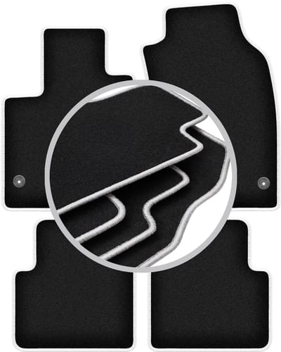 CARLUX-SILVER automatten voor: Fiat Panda III hatchback (2012-)