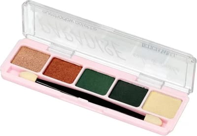 Leticia Well - Paradise Nude & Smoke Oogschaduw Palette - 5 tinten groen/goud - Nummer 23