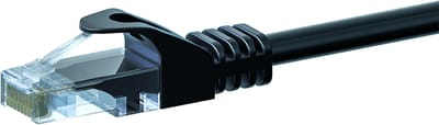 Danicom UTP CAT5e patchkabel - 2 meter zwart - 100% koper - netwerkkabel - internetkabel - UTP kabel - RJ45 - 1000 mbit/s