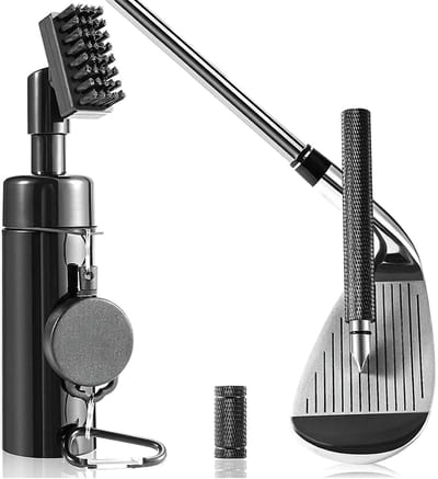 Dailygoods- Golfclubreinigerset - Cadeau voor mannen/papa - Golfaccessoires - Verjaardagscadeau - Grappige accessoires - Compleet set