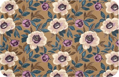WC mat 60x40 cm - Antislip - Floraal - Stilleven - Kleurrijk - Toiletmat - Vloermat - Douchemat - Toilet tapijt - Toiletmatten