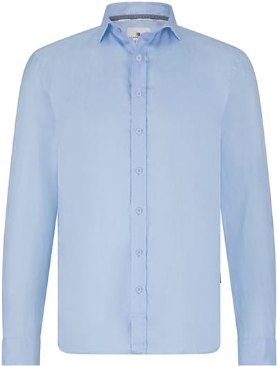 State Of Art Overhemd Linnen Lichtblauw - Maat XL - Heren - Overhemden Casual