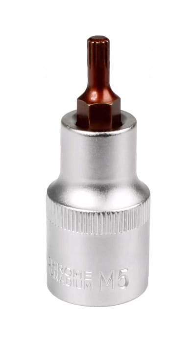 MJW Spline Dop 1/2" Bit M5 - Kracht en Precisie