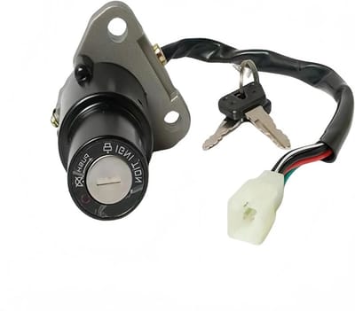 Contactslot Set - Startslot Motor - Motor Veiligheid - Waterdicht Ontwerp - 10x10x10 mm - Zwart