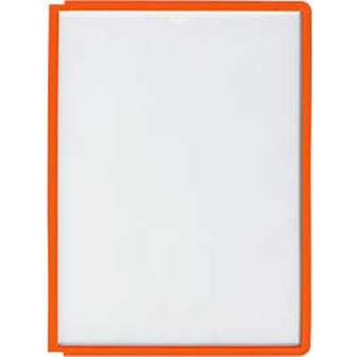 Zichtpanelen Sherpa - A4 formaat - oranje - 5 stuks