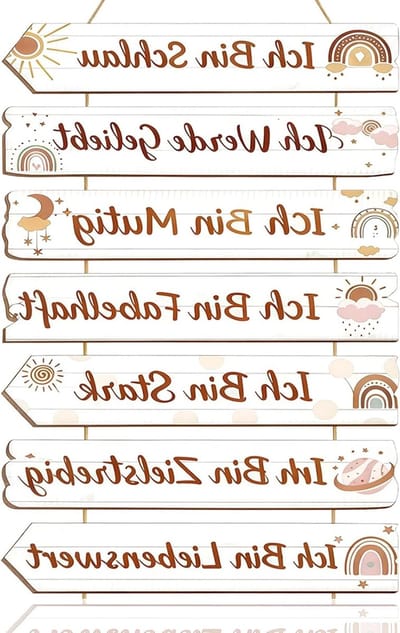 Solidchoice - Houten Dierensign voor Kinderkamer met Inspirerende Citaten