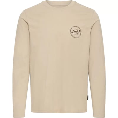 Blend - BHKIARAN L/S LOGO TEE - Heren - T-shirts