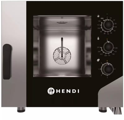 HENDI Combidampoven hetelucht en stoom - rvs - 73x85,5x70 cm - zilver - 5x GN 1/1 - horeca