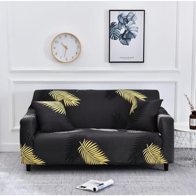Bloemenprint Bankhoes Voor Woonkamer Kussenovertrekken Bankhoes Katoen Elastisch Bankhoes Bank Handdoek Stoelbeschermer 1 st 1-seater 90-140cm