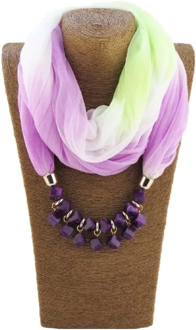 Dames Sjaal - Ketting Sjaal - Dagelijks Gebruik - Decoratief Accessoire - Meer dan 175cm - B