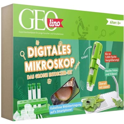 Franzis Verlag FRANZIS 67184 GEOLINO Das digitale Mikroskop Adventure box Vanaf 8 jaar