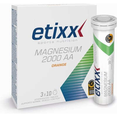 Etixx Magnesium 2000 AA - Sports Nutrition - Supplementen - 3X10 tabletten - Sinaasappel - Vitamine C - Bruistablet - Ideaal bij zweetverlies