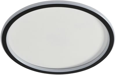 Kosilum - Alessia - Plafondlamp - Zwart - Metaal en acryl