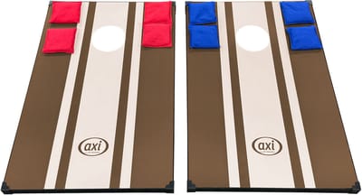 AXI Cornhole Set 2 Borden 91 x 60 cm – Bean Bag Werpspel voor Buiten en Binnen – Inclusief 8 Cornhole Zakjes en Draagtas – Opklapbaar Cornhole Bord 91x60 cm – Actief Tuinspel voor Kinderen en Volwassenen