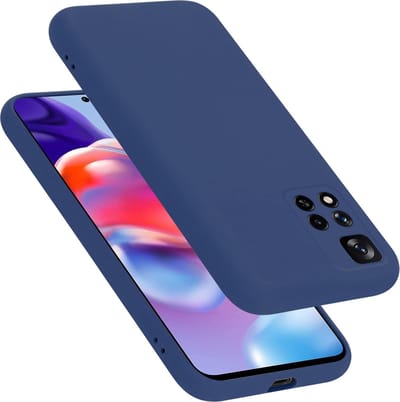 Cadorabo Hoesje geschikt voor Xiaomi RedMi NOTE 11 PRO+ in LIQUID BLAUW - Beschermhoes gemaakt van flexibel TPU silicone Case Cover