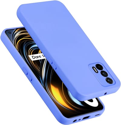 Cadorabo Hoesje geschikt voor Realme GT in LIQUID LICHT PAARS - Beschermhoes gemaakt van flexibel TPU silicone Case Cover