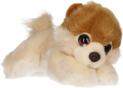 Keel Toys - Pomeranian - honden knuffel - lichtbruin/beige - pluche - 25 cm